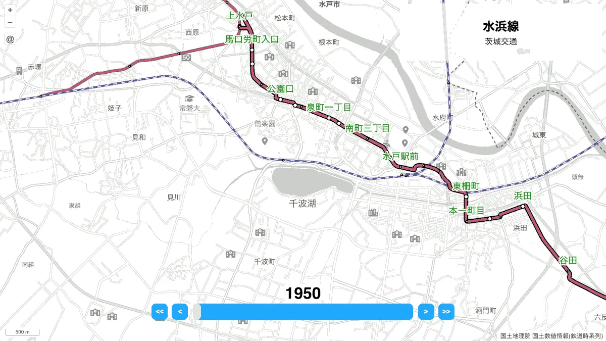 日本鉄道時系列地図