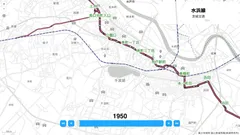 日本鉄道時系列地図をリニューアルしました